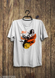 Blue poly cotton Jay Shree Ram Hanuman t-shirt for men, short sleeves, lightweight, Indian origin