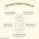 Navy blue microfiber hooded baby wrapper/blanket by Aakriti, ultra-soft trendy design for infants