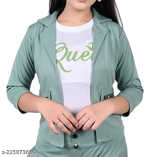 Teenage girl's mint green casual dress, short sleeves, button front, knee length