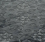 Grey flannel fitted bedsheet, superfine Clovis Crafts 240 TC warm elastic bedsheet for heavy winter