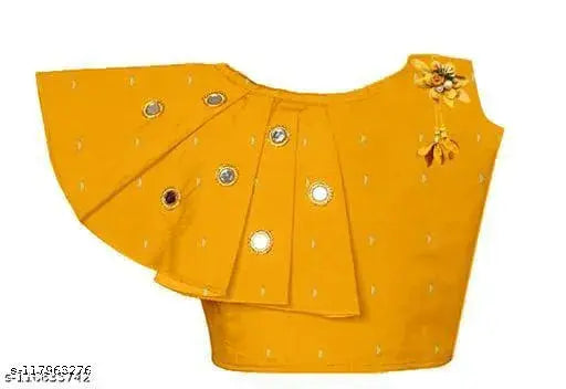 Designer Taffeta Silk Lehenga Choli in vibrant colors, intricate mirror work and embroidery, perfect for party wear for girls aged 3-16 years