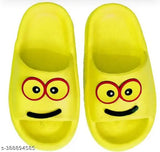 Soft rubber crawl sprint slippers combo pack for kids, featuring cartoon character printed net design