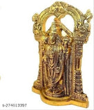 Tirupati Balaji Perumal metal idol set, 16cm x 24cm x 1.5cm for home, temple, office, or gifting, symbolizing luck, happiness, and prosperity, from India