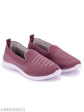 Colorful mesh women's casual shoes with PVC sole, solid pattern and ankle loop fastening. Available in sizes IND-5 to IND-8 from India