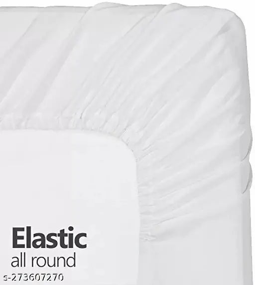 Cotton blend floral double bedsheet, 72-78'' size fits 4-6" mattresses, ideal for summer use