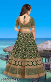 Kids embroidered satin & net lehenga choli, semi-stitched for custom fit, 12-13 years size (Indian ethnic wear)