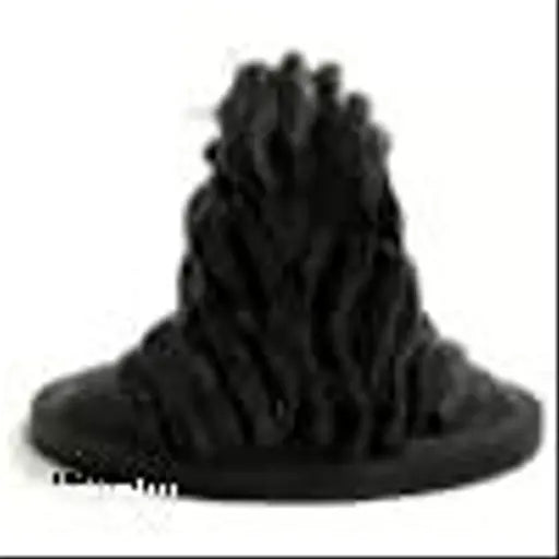 Adiyogi Shiva idol (polyresin, black), 14 cm high - Indian Shiva statue for car dashboards and living room decor