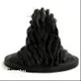 Adiyogi Shiva idol (polyresin, black), 14 cm high - Indian Shiva statue for car dashboards and living room decor