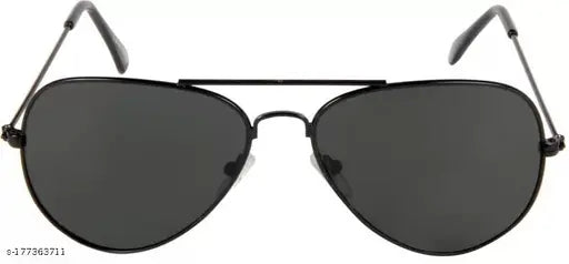 Stylish black square LED watch & sunglass combo, fashionable self-design boys' accessory from India