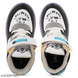Redburg kids LED light shoes - casual sea green shoes with black soles and laces, for boys and girls