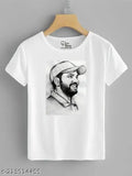 India cricket team polyester striped t-shirt with Virat Kohli, Dhoni, Rohit print - S, M, L, XL, XXL sizes