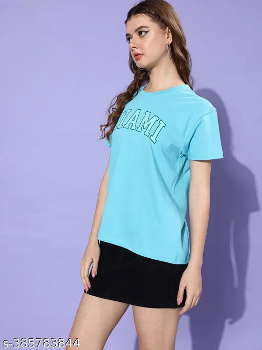 Dillinger blue graphic boxy crew-neck t-shirt