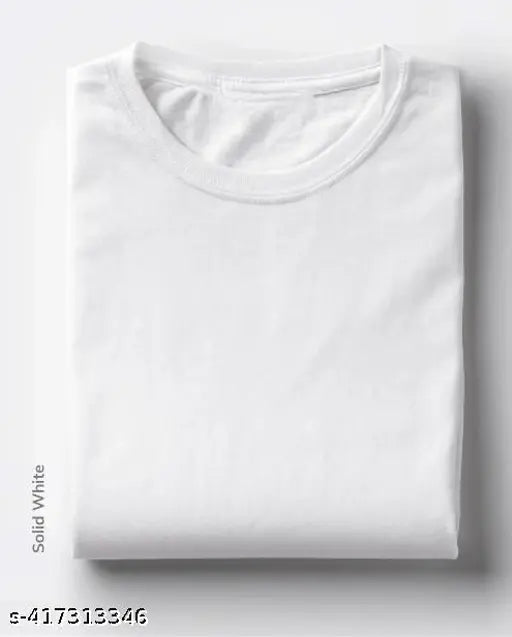 MEN'S PURE COTTON BIOWASH SOLID PLAIN COTTON TSHIRT 200 GSM