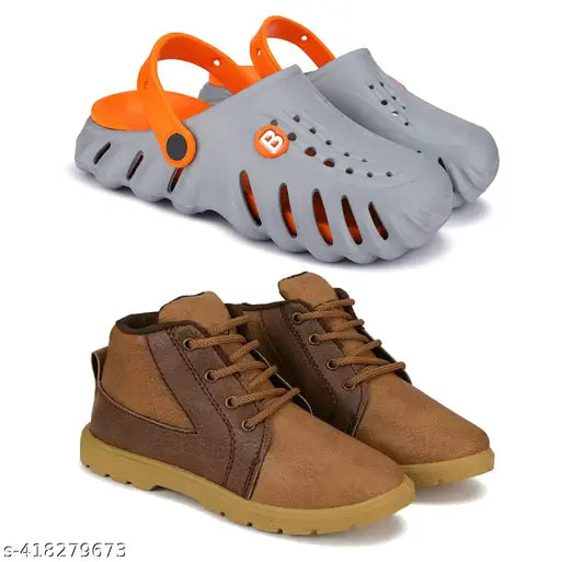 Bersache lightweight stylish EVA sandals for kids, high-quality sole, ideal for active play and fashion