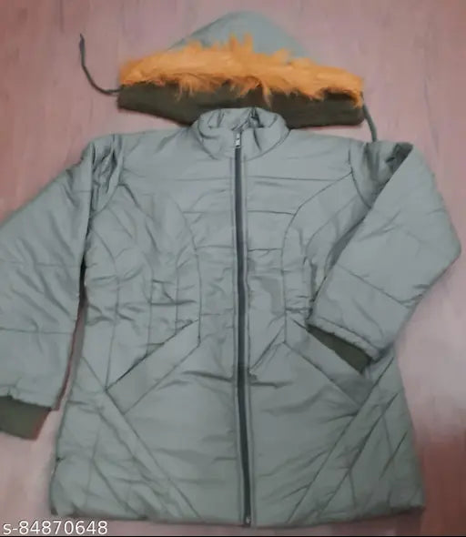 Women's winter polyester jackets, solid multipack XL+, butter ns fabric, heavy duty design - India