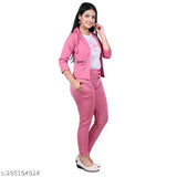 Girl's three-piece dress set for 45-year-olds, includes top, bottom, and pink party dress