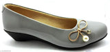 Synthetic leather shooting star ladies bally - solid pattern, closed back, stylish footwear for parties