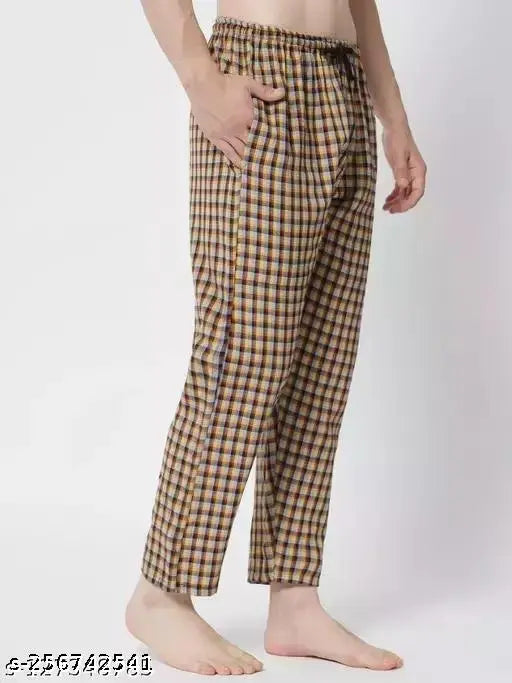 Red, blue, yellow cotton pyjamas women's combo pack of 3