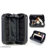 Black fabric sling bag, shoulder strap, multiple compartments, suitable for girls carrying essentials