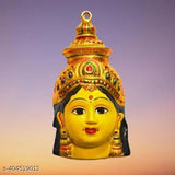 Yellow metal Varalakshmi doll for pooja and nombu, Indian god idol height 65 INCH