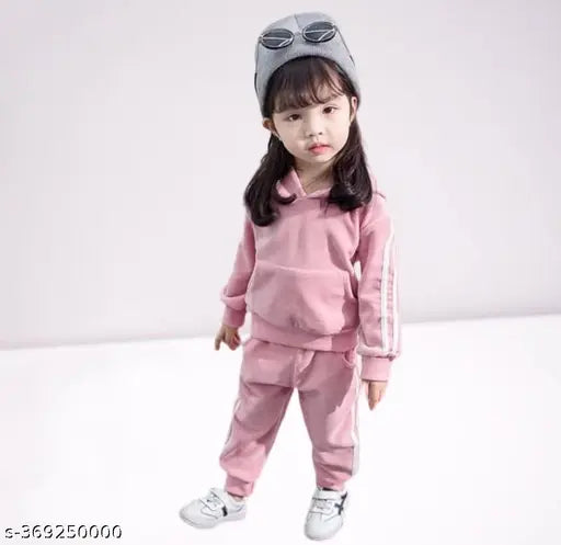 Trendy velvet kids top & bottom, solid net design, long sleeves for 1-2 years, India-origin apparel