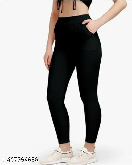 Striped cotton blend jeggings pack of 3 for women and girls, free size, ideal for casual wear