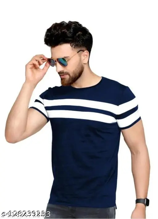 Men's cotton short-sleeved printed t-shirt, vibrant design in sizes XL and XXL, made in India