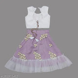 Poly Silk kids' lehenga choli set, embroidered with mono banglory and net, sizes 12-8 years