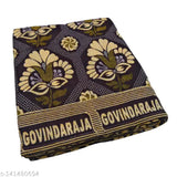 White 100% cotton Mps Solapur Chaddar, single blanket size 59x89 inches - Indian self-designed, classic comfort