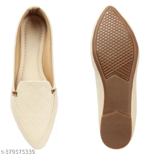 PU slip-on embellished women's ballerinas in new bellies design, made in India