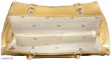 Gold sequin embroidered fabric, clutch bags for weddings