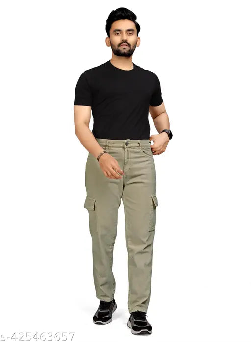 Denim men's jeans, trendy modeling look with solid pattern, durable and stylish for versatile wear. Size 28/30/32/34 (28in/30in waist, 40in/42in length, 28in/30in hip), origin India