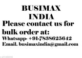 Polydot fancy printed half-sleeve t-shirt, white with round neck, Busimax V, polycotton, XS-XXL sizes