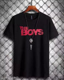 Mens polyester short sleeve t-shirt, printed half sleeve style with comfortable fit for men, fashion casual wear, India