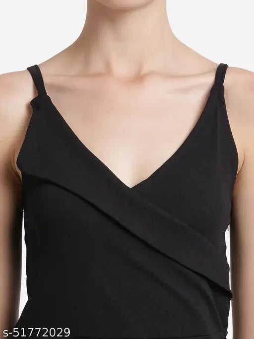 Classic modern women's sleeveless jumpsuit in solid polyester, urban retro style, size options: S, M, L, XL