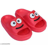 Unique canvas and EVA kids flip flops with cartoon character pattern, 4 pairs for 4-5 years