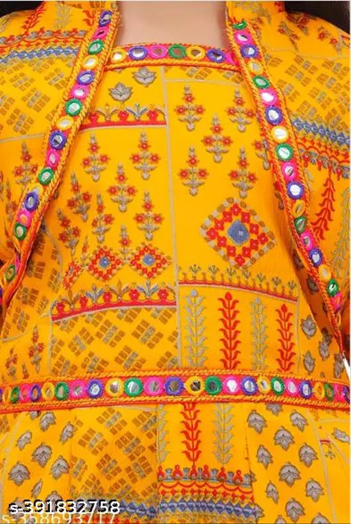 Rayon printed ethnic kurta set for girls wedding season, traditional Indian clothing