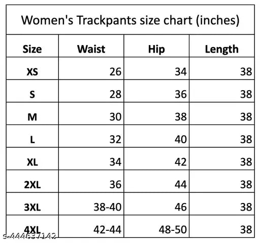 Women's high rise black polycotton track pants, comfortable fit and elastic drawstring waist, plus size/big size, ultra-stretchable fabric with 2 side pockets
