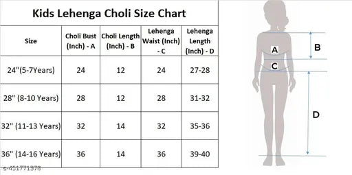 Georgette embroidered girls lehenga choli, Indian ethnic wedding dress for kids