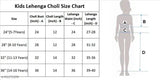 Designer embroidered Georgette girls lehenga choli, Indian ethnic wedding dress for kids 5-16 years