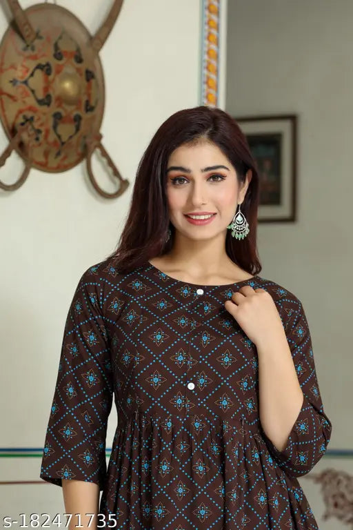 Soft cotton night suit with three-quarter sleeves, printed pattern, and pyjama style. Available in sizes S to XXXL. Made in India