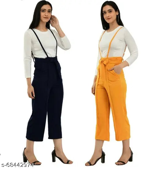 Women's cotton blend jumpsuit, long sleeves, solid neutral tones - casual, comfortable style