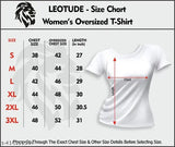Womens round neck oversized half sleeve cotton blend loose fit baggy t-shirt combo pack for women, size chart on right, also available plus size