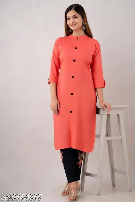 Embroidered Rayon Kurta with Pant set, solid net pattern for women's casual or formal wear. Indian design, perfect for parties and events, available in various sizes S-XXXL