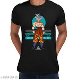 Trendy cotton Dragon Ball Goku printed half sleeves t-shirt, regular fit, premium casual wear