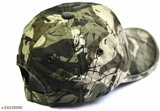 Pre-curved visor cotton canvas summer cap, black, adjustable closure, baseball cap with printed design