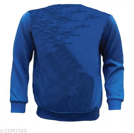 Trending Kids Round Neck Printed Cotton Sweatshirt Set Of 2 For Winters