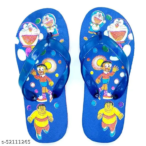 EVA slippers for kids (ages 18-3yrs), Doraemon cartoon pattern, Indian origin