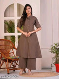 Rayon printed kurta and pant set, new design flower print on women's clothing with three-quarter sleeves, cotton blend, India origin