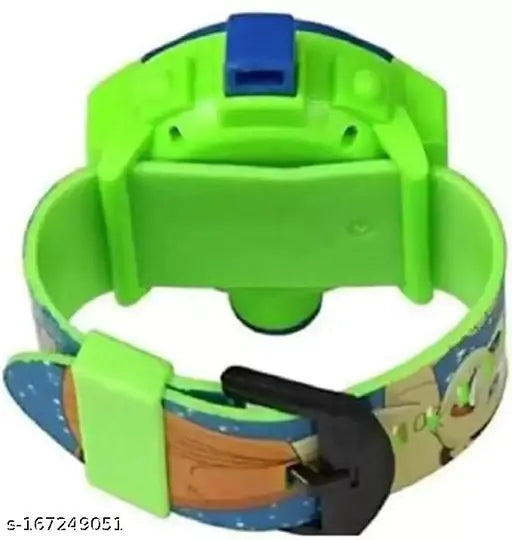 Chota Bheem Doraemon-themed digital display projector watch for kids with multiple color images, adjustable strap